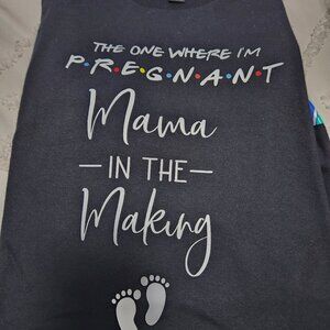 CUSTOME tshirt Gilden FOR PREGNANT MAMA TO BE